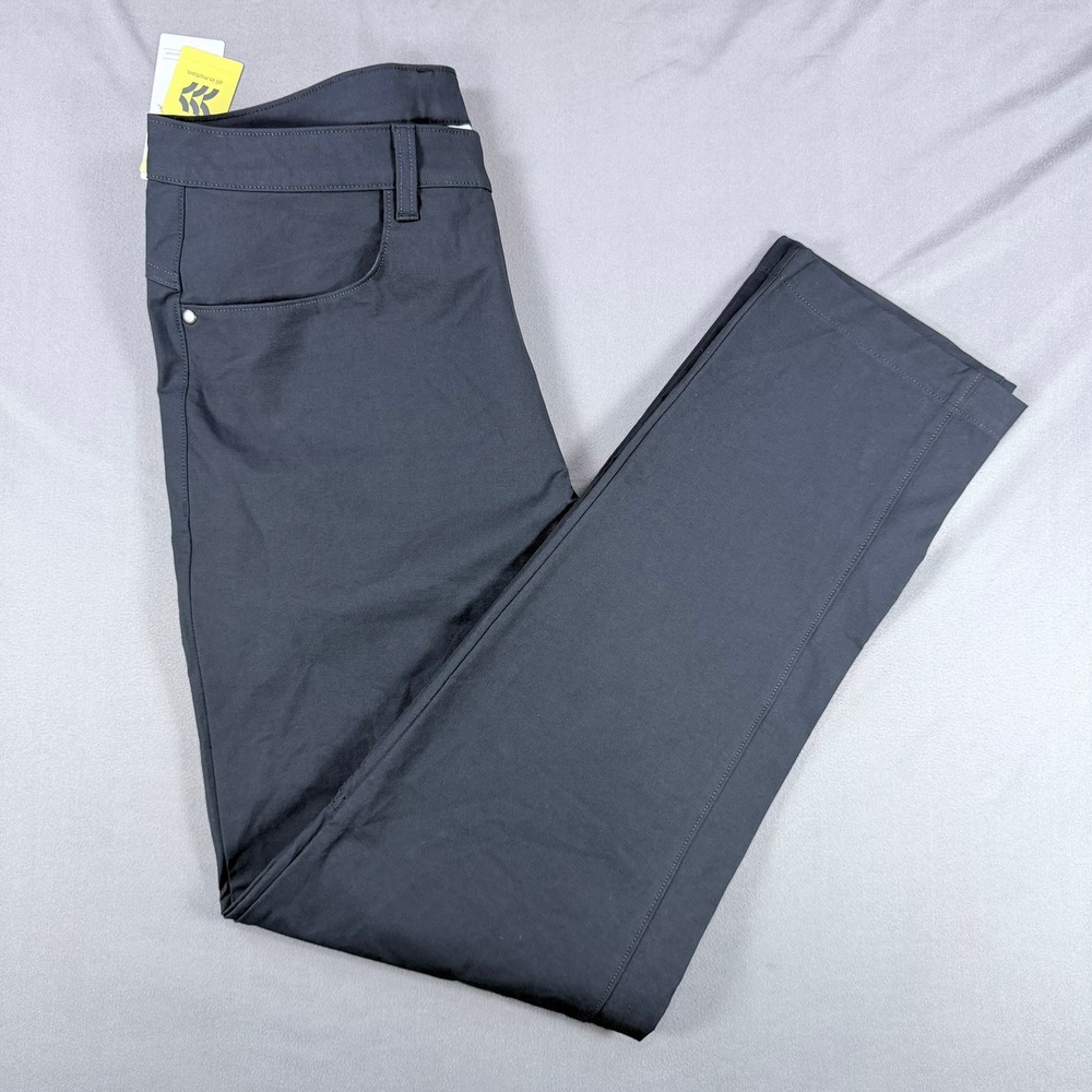 All in Motion Mens 32x32 Black Cotton Nylon 360 LF Style Twill Pant Golf Chino